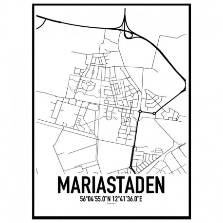 Mariastaden Karta