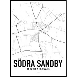 Södra Sandby Karta 