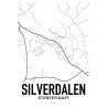 Silverdalen Karta Poster