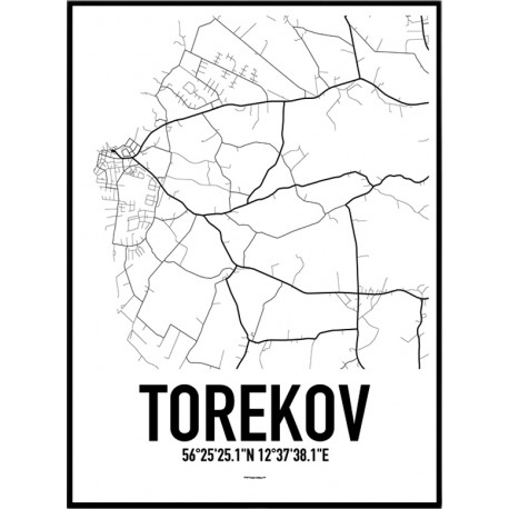 Torekov Karta Poster
