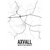 Axvall Karta Poster