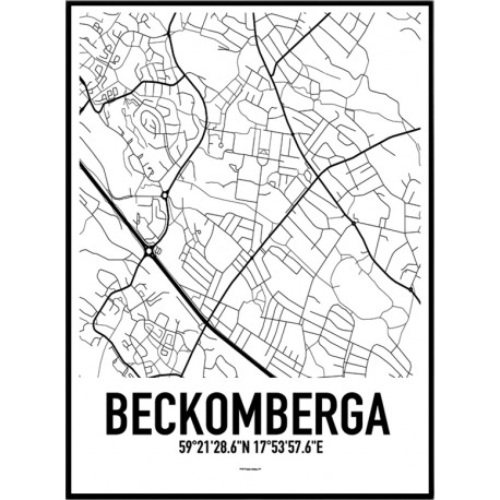 Beckomberga Karta
