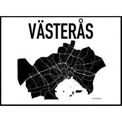 Karta Västerås Poster