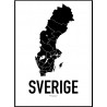 Sverige Karta Poster
