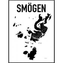 Karta Smögen Poster