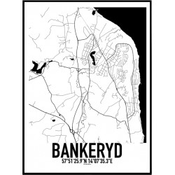 Bankeryd Karta Poster