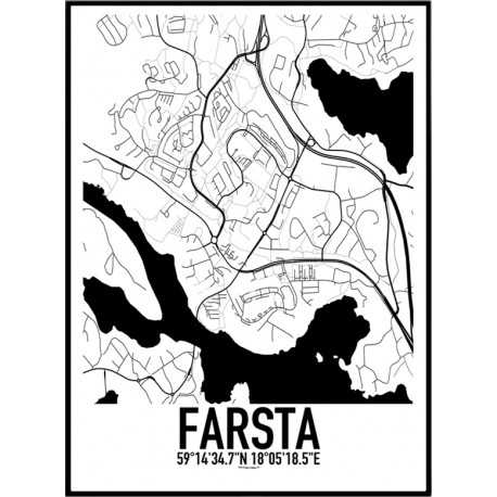 Farsta Karta Poster