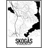 Skogås Karta Poster