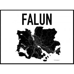Karta Falun Poster