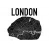 Karta London Poster