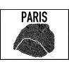 Karta Paris Poster