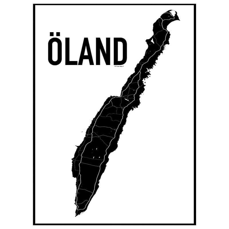 Karta Öland Poster. Hitta dina posters online hos Wallstars
