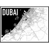 Dubai Karta Poster