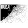 Dubai Karta Poster