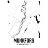 Munkfors Karta Poster