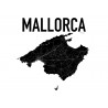 Mallorca Karta Poster