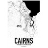 Cairns Karta Poster