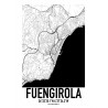 Fuengirola Karta Poster