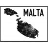 Malta Karta Poster