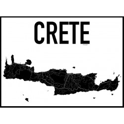 Kreta Karta Poster