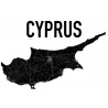 Cypern Karta Poster