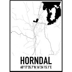 Horndal Karta Poster
