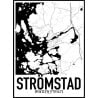Strömstad Karta Poster