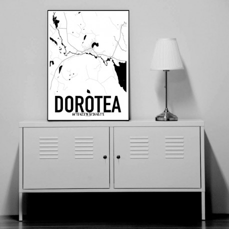 Dorotea Karta Poster. Hitta dina posters online hos Wallstars