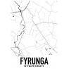 Fyrunga Karta Poster