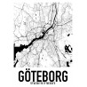 Göteborg 2 Karta Poster