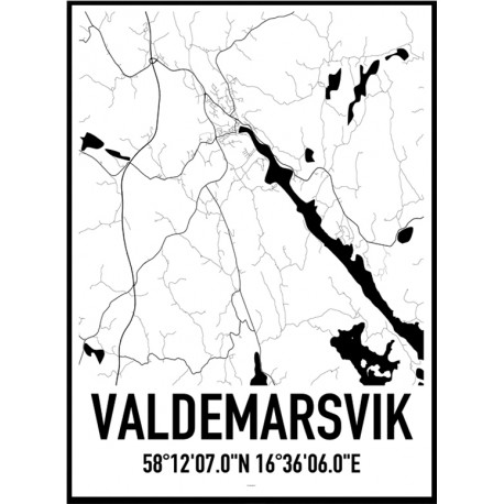 Valdemarsvik Karta 
