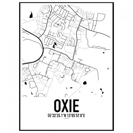 Oxie Karta Poster