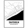 Skateholm Karta Poster