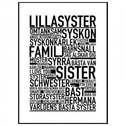 Lillasyster Poster