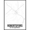 Robertsfors Karta Poster