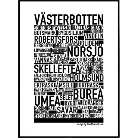 Västerbotten Poster