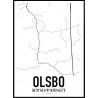 Olsbo Karta Poster