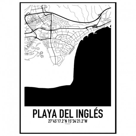 Playa Del Ingles Karta 
