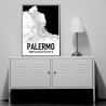 Palermo Karta Poster