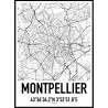Montpellier Karta 