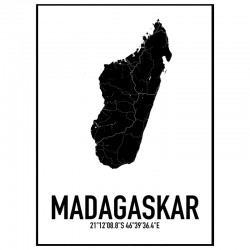 Madagaskar Karta 
