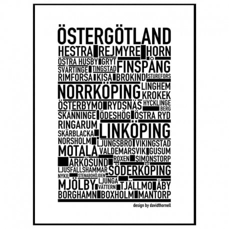 Östergötland Poster