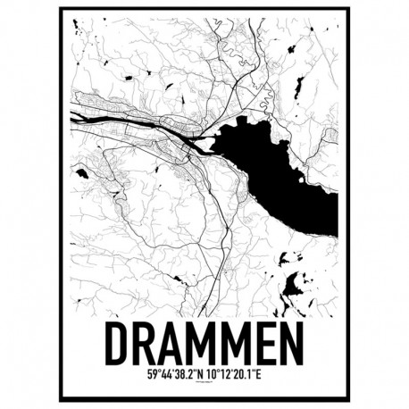 Drammen Karta 