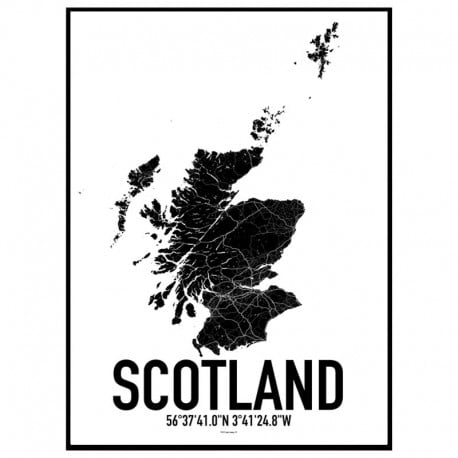 Skottland Karta 
