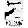Mo I Rana Karta Poster