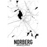 Norberg Karta Poster