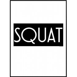 Squat Poster