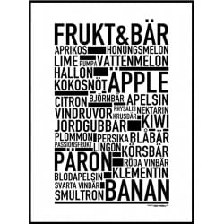 Frukt & Bär Poster
