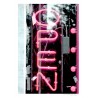 Open Neon Poster