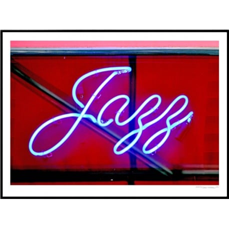 Jazz neon poster. köp inredning online hos wallstars! snabba ...